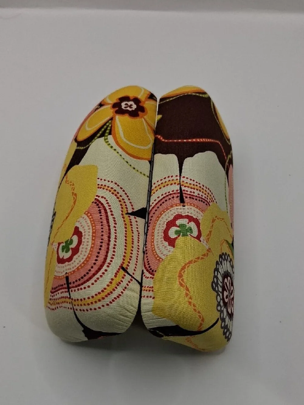 Vera Bradley Floral Eyewear Case - Yellow Pink Multi